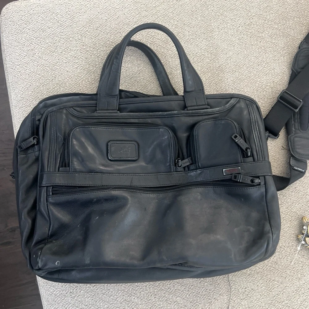 TUMI Classic Black Men's Briefcase bag